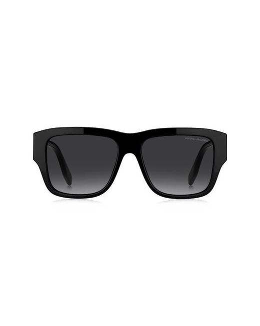 Marc Jacobs Black 55Mm Gradient Square Sunglasses for men