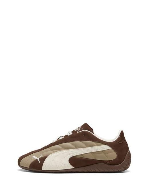 PUMA Brown Speedcat Plus Quilted Sneaker for men
