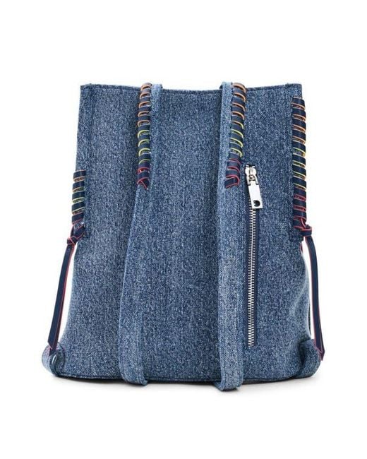 Desigual Blue Mini Denim Backpack