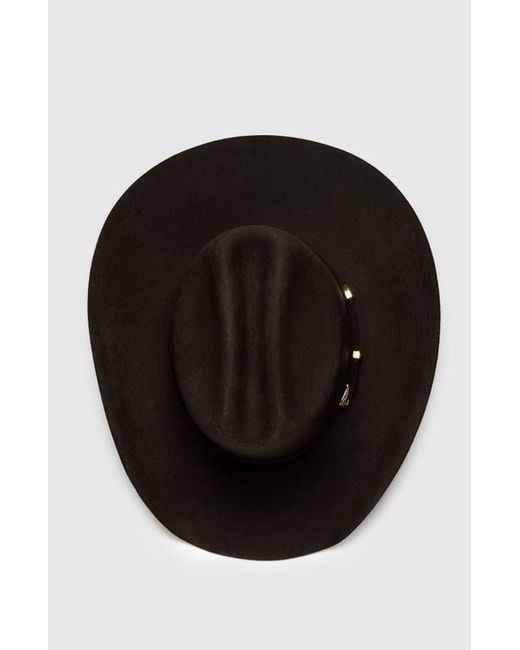 Manuela Black Range Wool Western Cowboy Hat