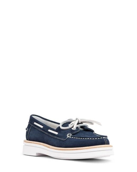 Donald J Pliner Blue Lillith Boat Shoe