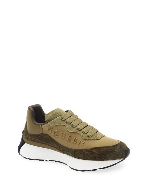 McQueen Green Sprint Runner Sneaker for men
