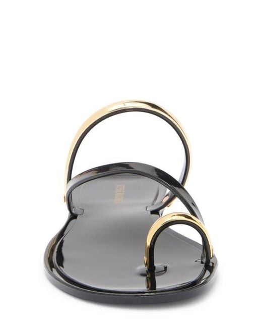 Steve Madden Black Fuze Slide Sandal