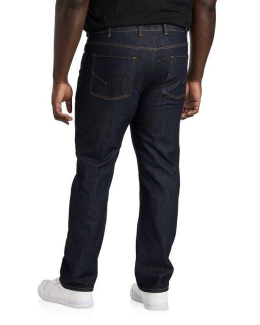 True Nation by DXL Blue Big & Tall Athletic-Fit Stretch Jeans for men