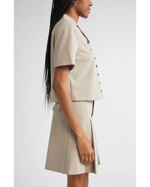 Sandy Liang Natural Beverly Jacket