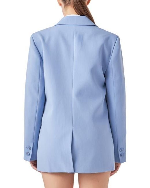 Endless Rose Blue Suit Blazer
