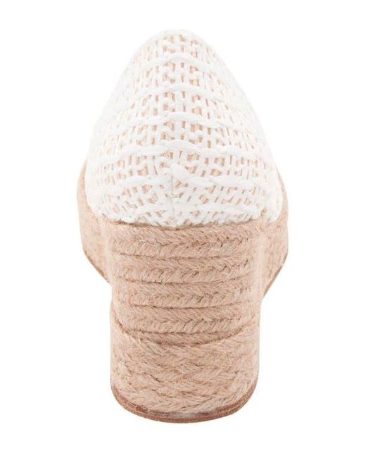 Andre Assous White Patti Espadrille Wedge
