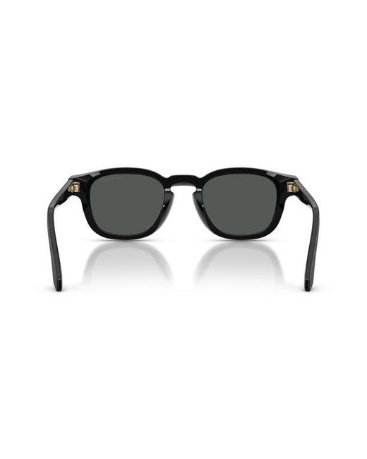 Armani Black 48Mm Rectangle Sunglasses