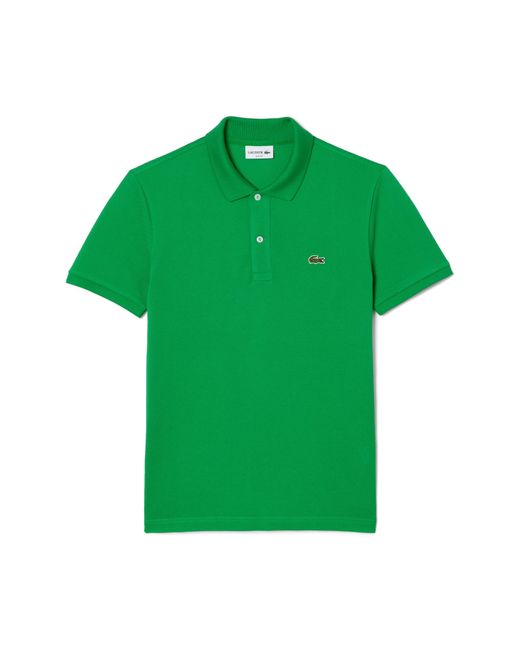 Lacoste Slim Fit Piqué Polo in Green for Men | Lyst