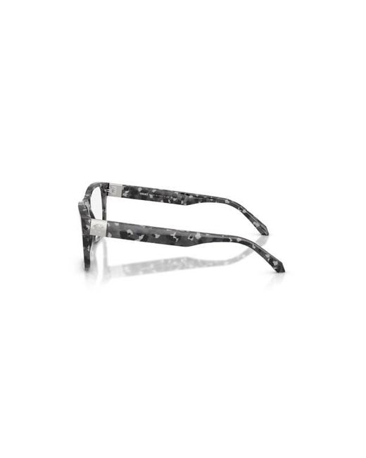 Versace Metallic 54Mm Square Optical Glasses for men