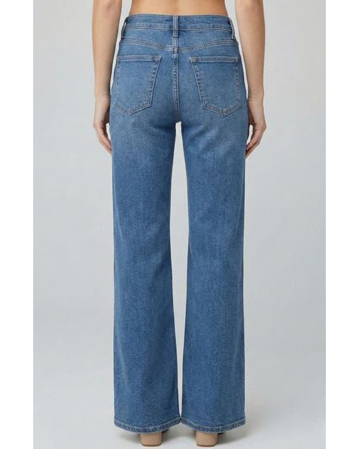 Apny Blue Mini Bootcut Jeans