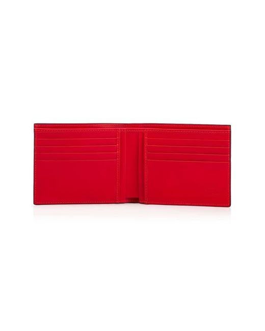 Christian Louboutin Black Coolcard Leather Bifold Wallet for men