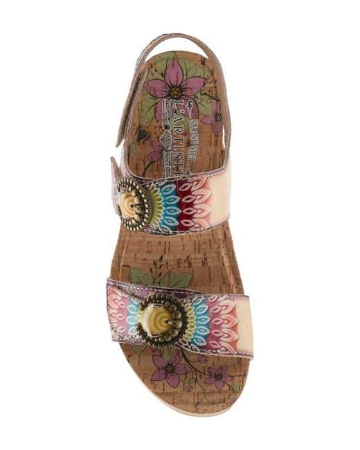 Spring Step Multicolor Colomecool Slingback Sandal
