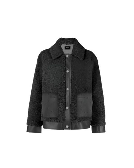 Blvck Paris Black Blvck Shearling Jacket for men