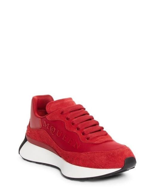 McQueen Red Sprint Runner Sneaker for men