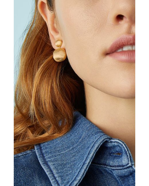 Marco Bicego Natural Brushed Drop Earrings