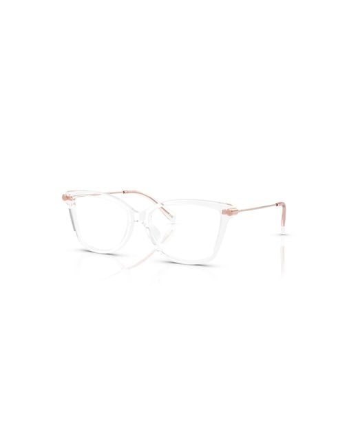 Michael Kors White 52Mm Square Optical Glasses