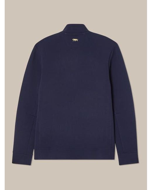 Robert Talbott Blue Evans Track Jacket for men