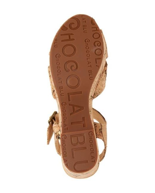 Chocolat Blu Multicolor Cork Platform Sandal