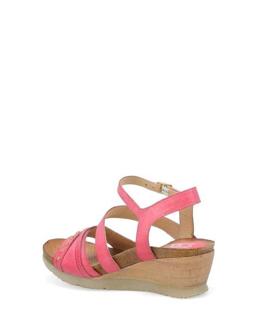 Miz Mooz Pink Sophee Wedge Sandal