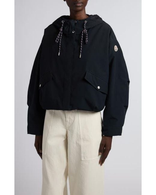 Moncler Black Eucalyptus Hooded Down Jacket