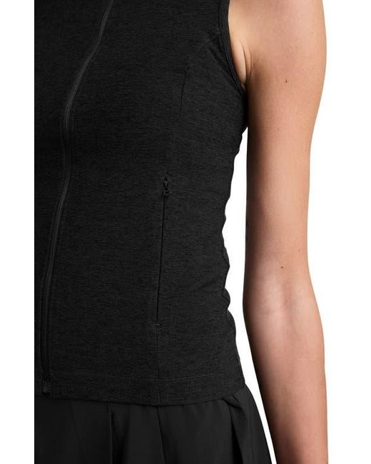 Beyond Yoga Black Venice Zip Vest
