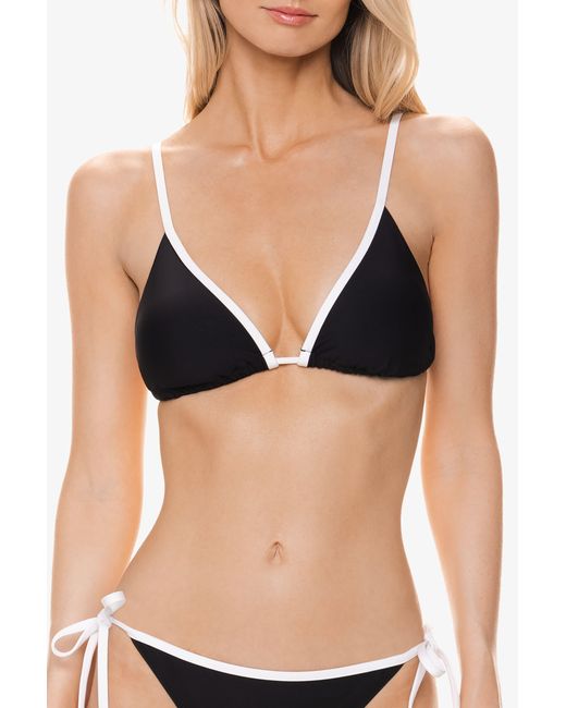 Helen Jon Black Over The Shoulder String Top