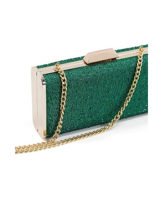 Dune Green Bettey Frame Clutch