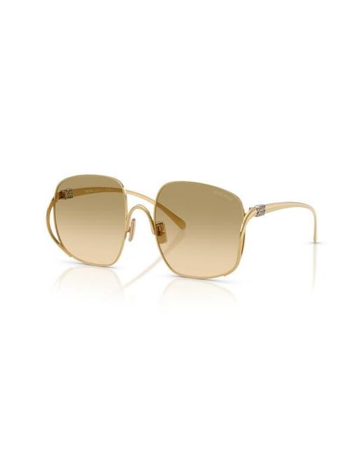 Miu Miu Natural Mu A57S 57Mm Gradient Square Sunglasses