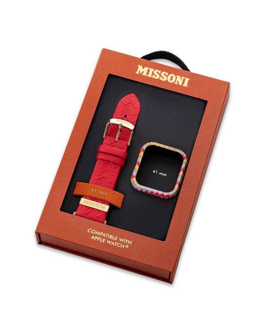 Missoni Zigzag 41mm Apple Watch® Gift Set in Red for Men | Lyst