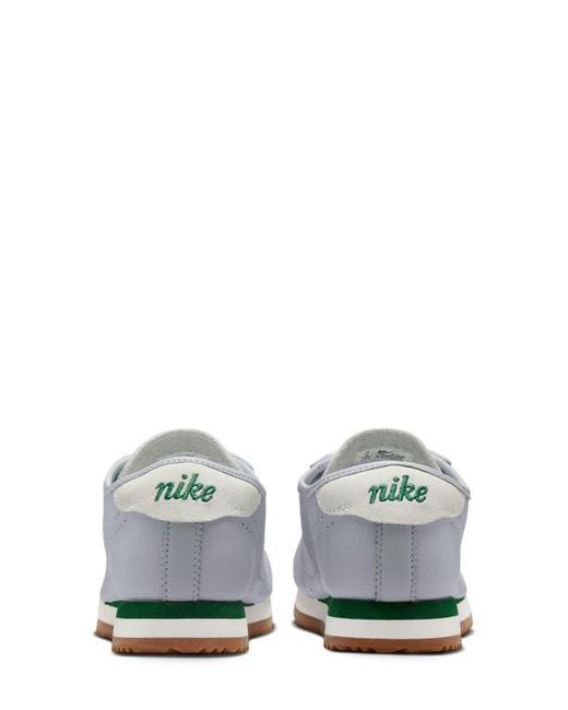Nike Gray Cortez Leather Sneaker