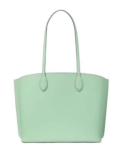 Kate Spade Green Suite Large Leather Tote
