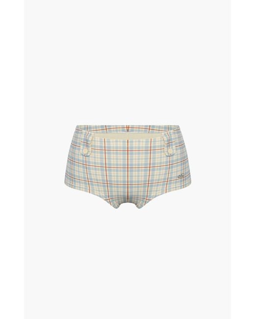 Oddli White Mini Swim Short