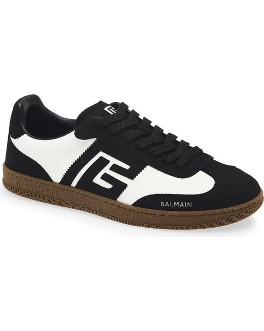 Balmain Black Swan Low Top Sneaker for men