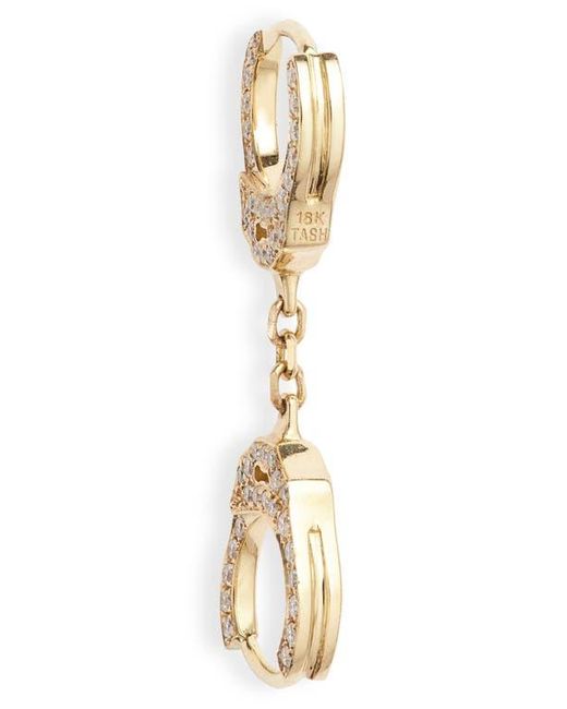 Maria Tash Metallic 6.5Mm Short Chain Diamond Handcuff Clickers