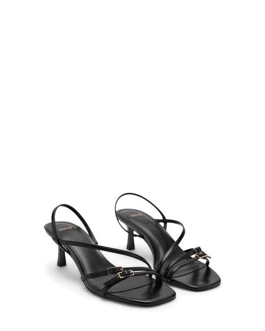 Mango White Slingback Sandal