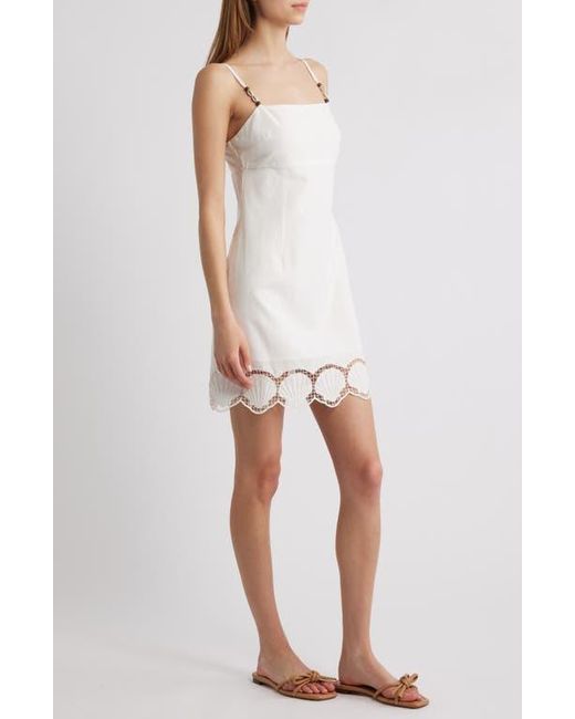 Rails White Susana Minidress