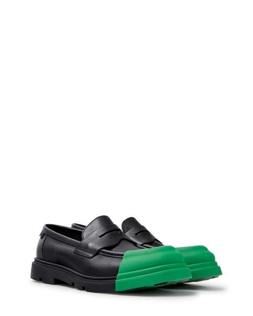 Camper Green Junction Cap Toe Penny Loafer for men