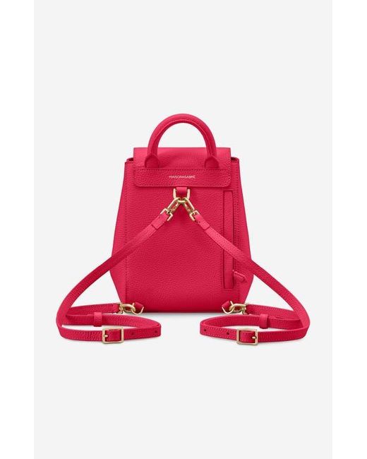 Maison De Sabre Pink Mini Soft Leather Backpack