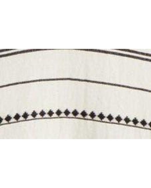 Lemlem Natural Theodora Stripe Long Sleeve Cover-up Dress