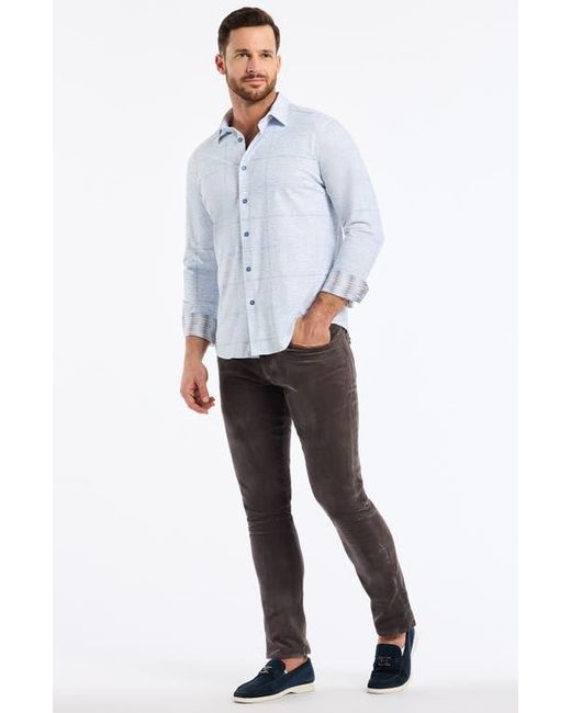 Robert Graham White Irving Knit Button-Up Shirt for men
