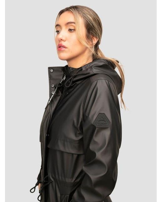 Jacket Black Aurora Cape Raincoat