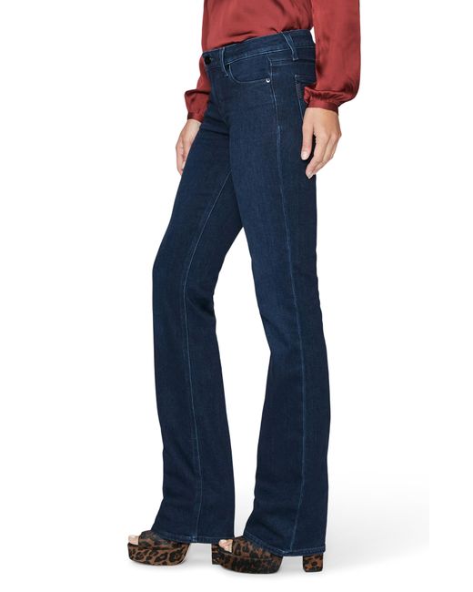 PAIGE Blue Sloane Low Rise Bootcut Jeans