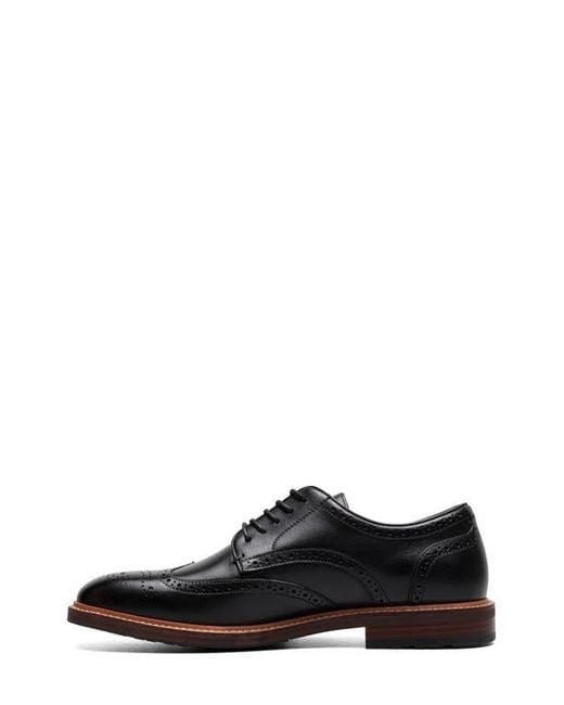 Florsheim Black Anthem Wingtip Blucher for men