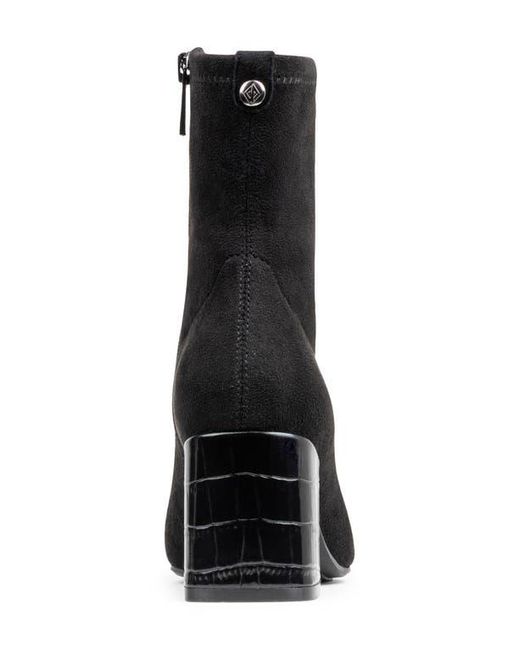 Donald J Pliner Black Tomos Block Heel Bootie