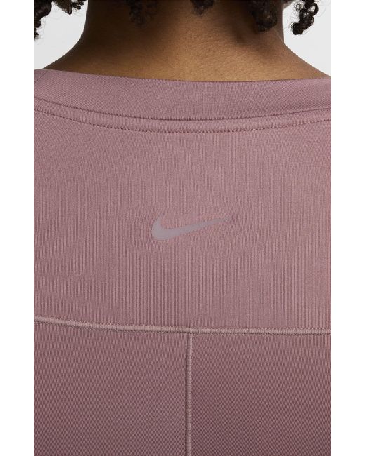 Nike Purple Dri-fit Sleeveless Knit Maternity Dress