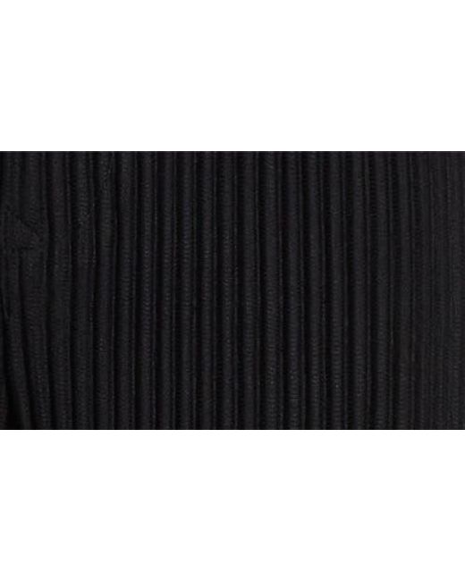 Homme Plissé Issey Miyake Black Basics Pleated Straight Leg Pants for men