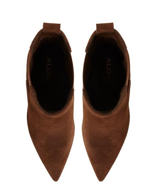 ALDO Brown Liora Pointed Toe Chelsea Boot