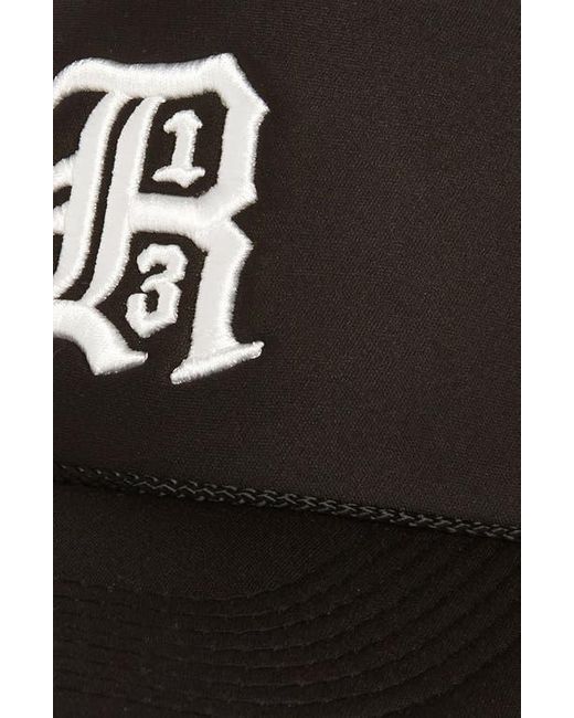 R13 Black Logo Trucker Hat