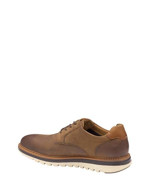 Johnston & Murphy Brown Braxton Plain Toe Derby for men